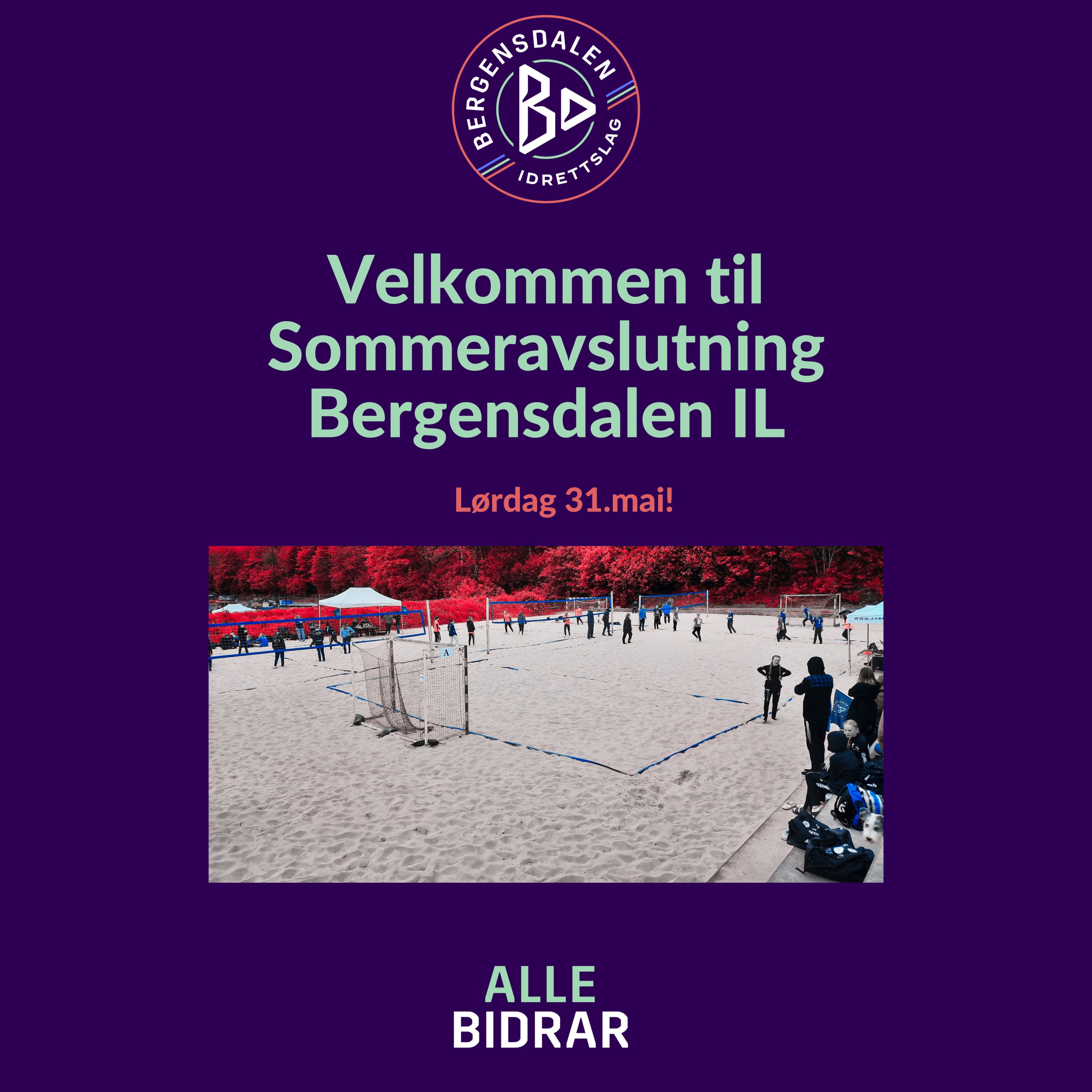 Velkommen til sommeravslutning Bergensdalen I.L